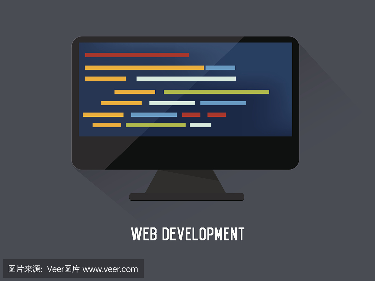 基于暗背景的Web開發概念